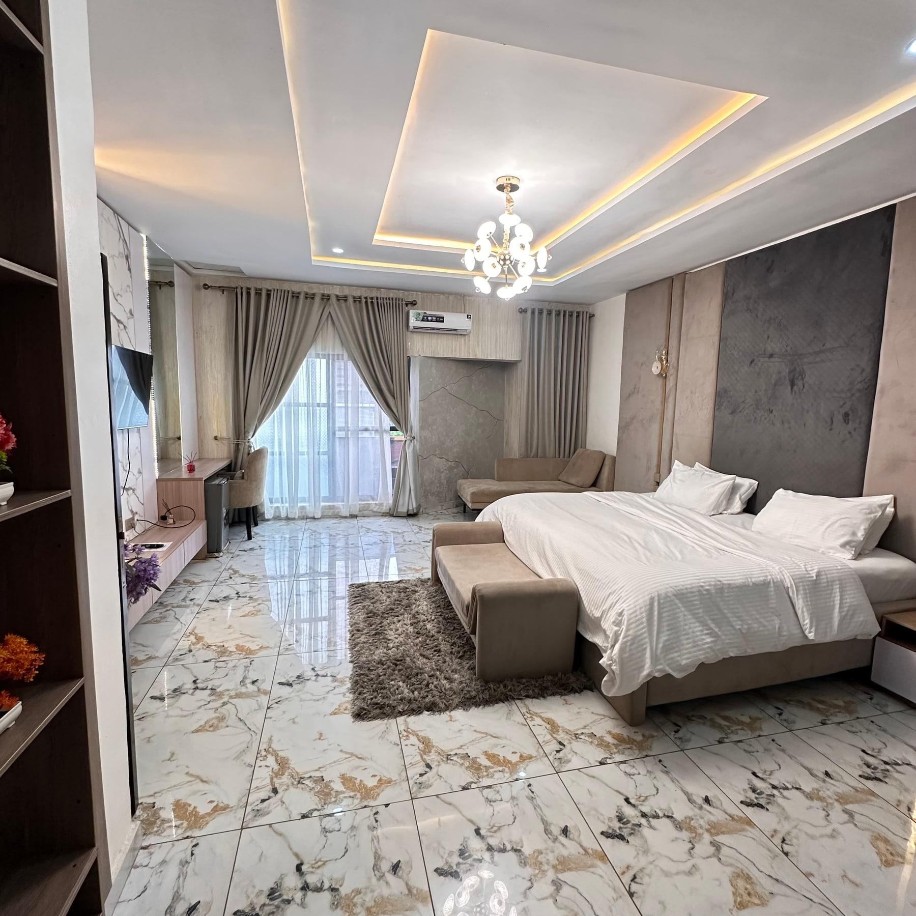 Bedroom in Unit 2