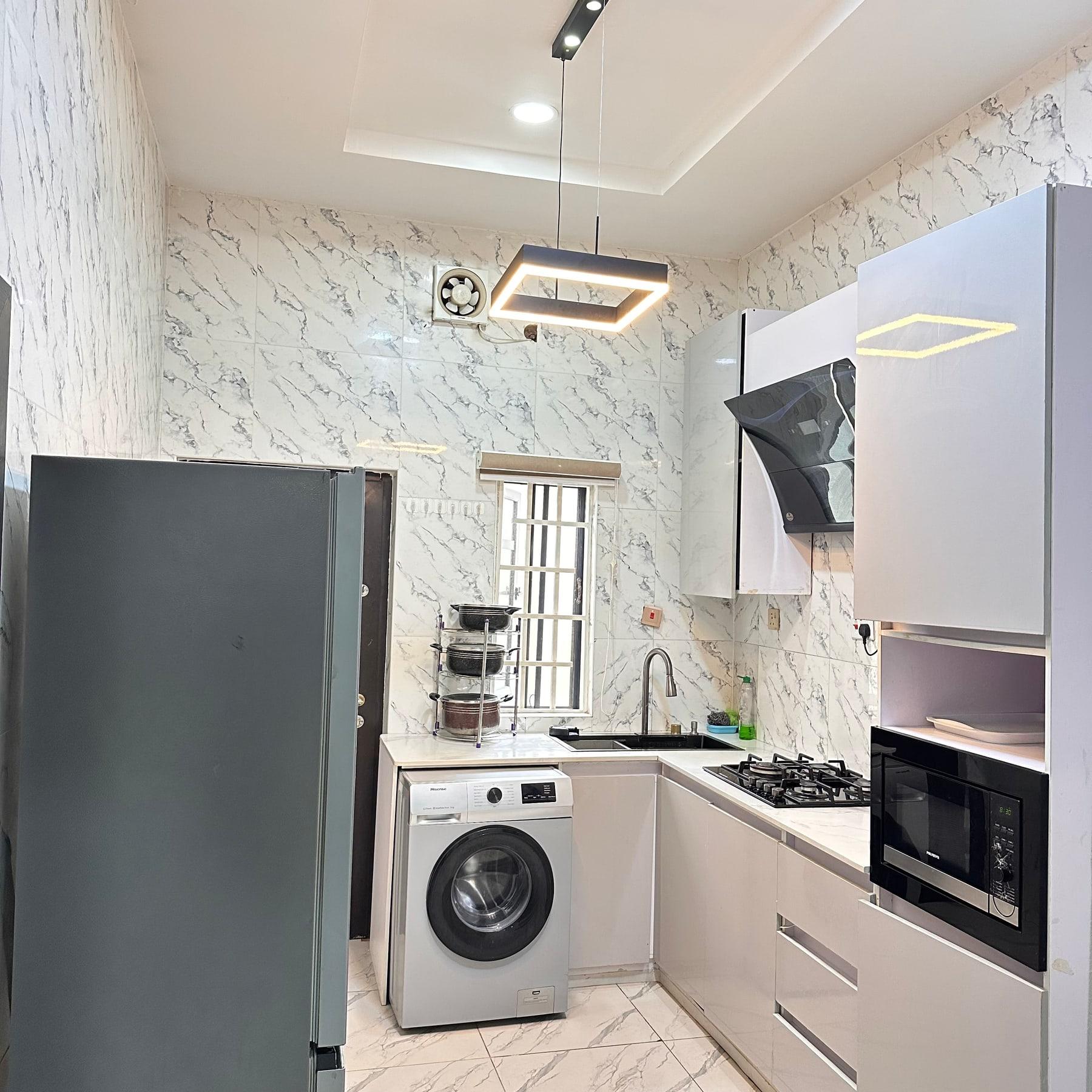 Kitchen in Unit 2